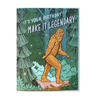 Bigfoot Birthday  Card