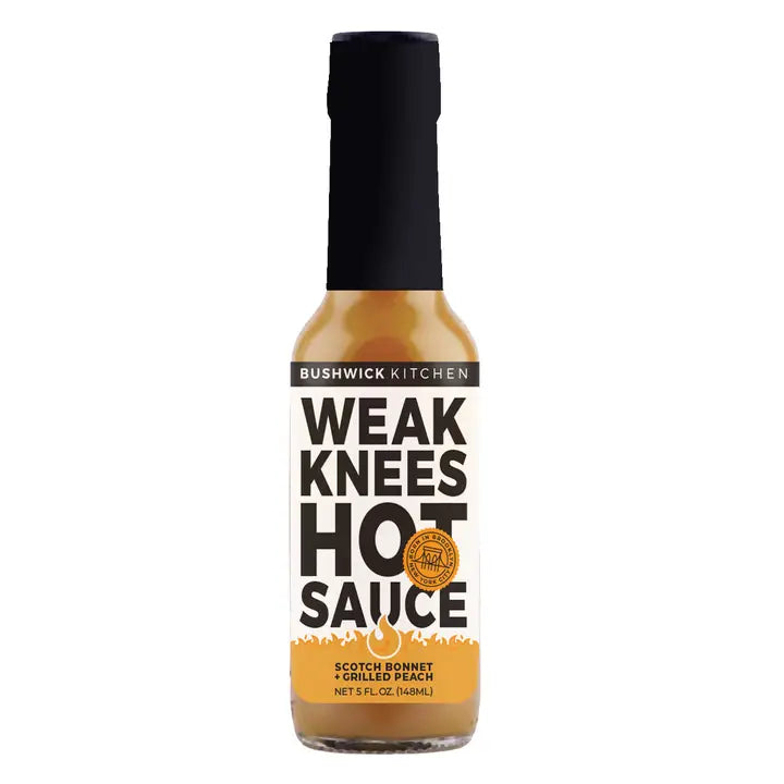 Weak Knees Scotch Bonnet + Grilled Peach Hot Sauce