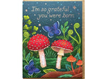 Mushrooms Birthday Card