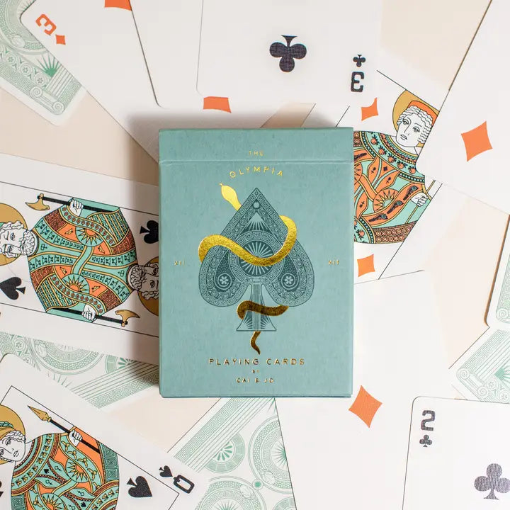 Olympia Playing Cards (Sage Green)