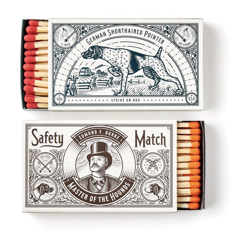 Hounds 4" Safety Matches Singles