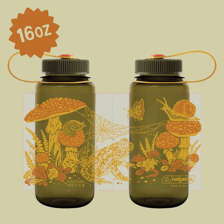 Mustard Beetle Nalgenes