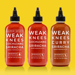 Weak Knees Sriracha Gift Set