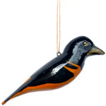 Baltimore Oriole Wood Bird Ornament