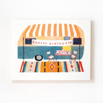 Camper Trailer Birthday Card