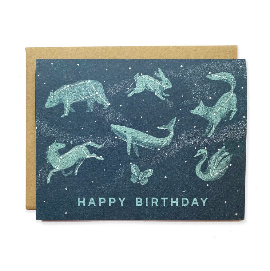 Happy Birthday Constellation Card