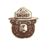 Smokey Logo Sticker