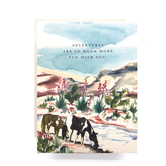 Wild Horse Adventure Card